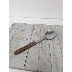 Stainless Steel Ice Cream Spade #5 Scoop Wood Handle Japan 9 1/2"